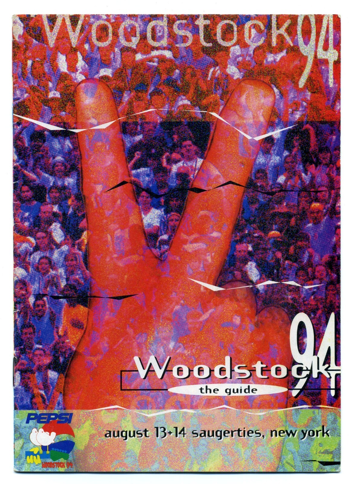 Woodstock ’94 Guide Program Booklet 1994 Aug 13-14 Saugerties NY NIN Metallica
