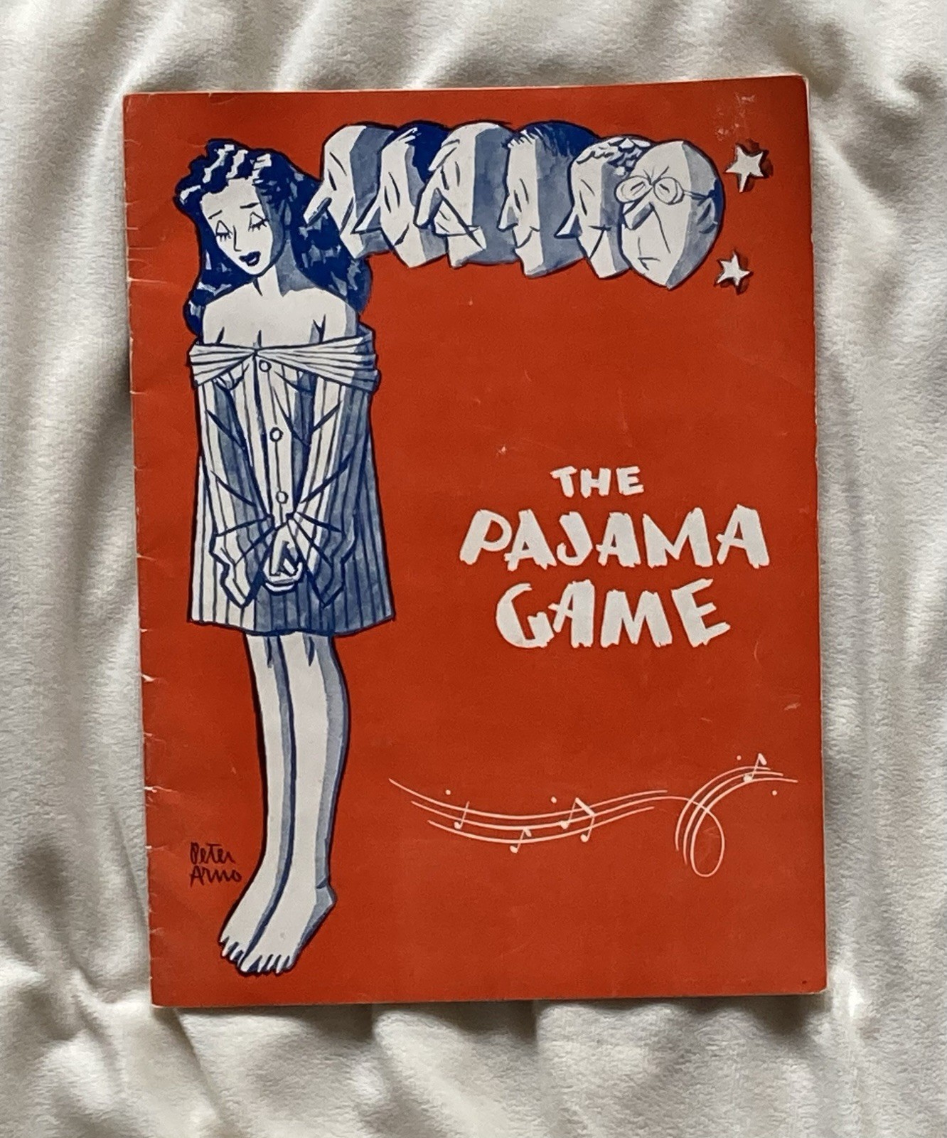 The Pajama Game Broadway Musical Program VINTAGE 1950’s Bob Fosse • Fran Warren