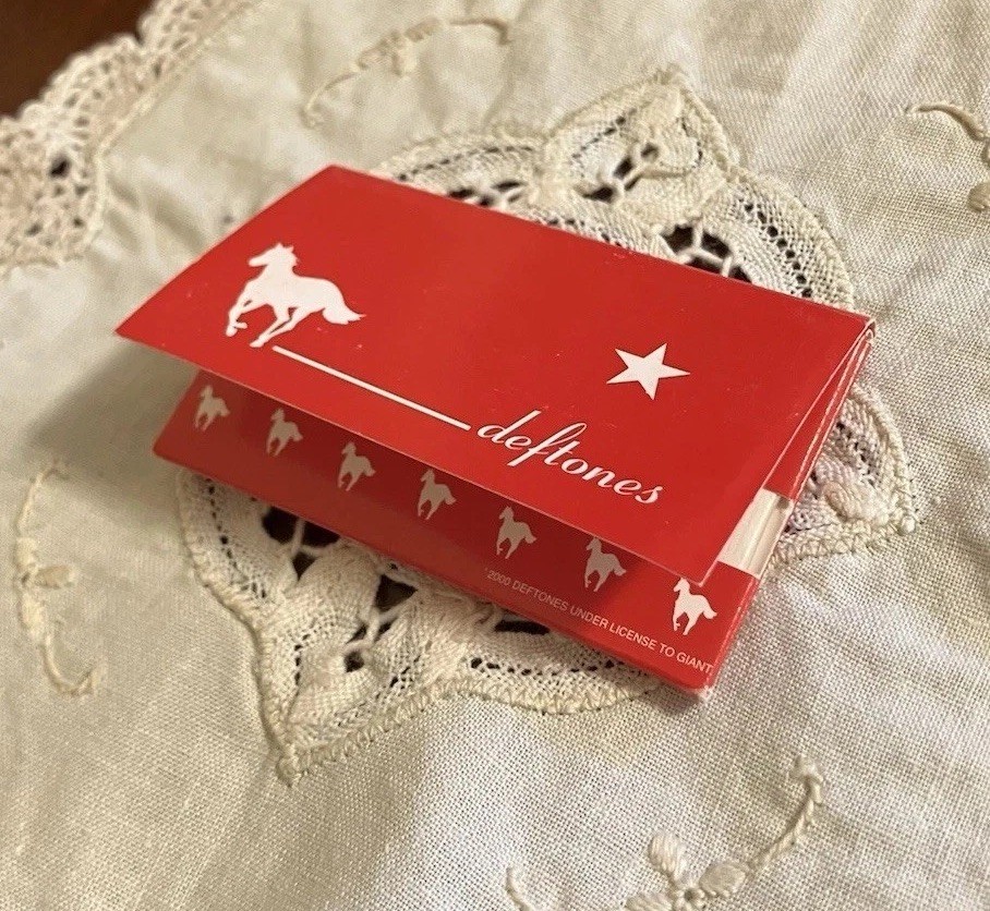 RARE Deftones Rolling Papers White Pony Era Vintage 2000 Y2K Giant Band Merch