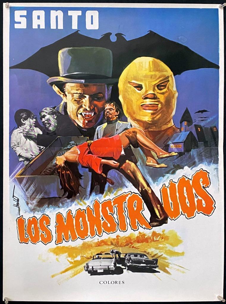 R745 SANTO EL ENMASCARADO DE PLATA Y BLUE DEMON CONTRA LOS MONSTRUOS S America