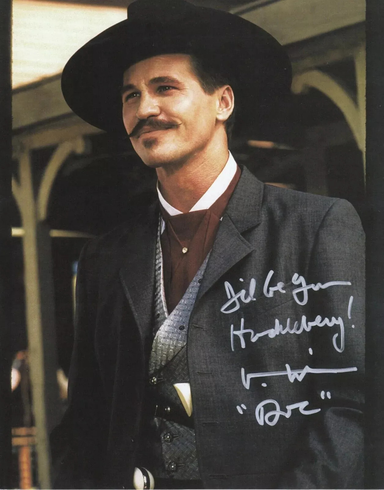 Doc Holliday Tombstone Quote I’M Your Huckleberry 8×10 PHOTO PRINT