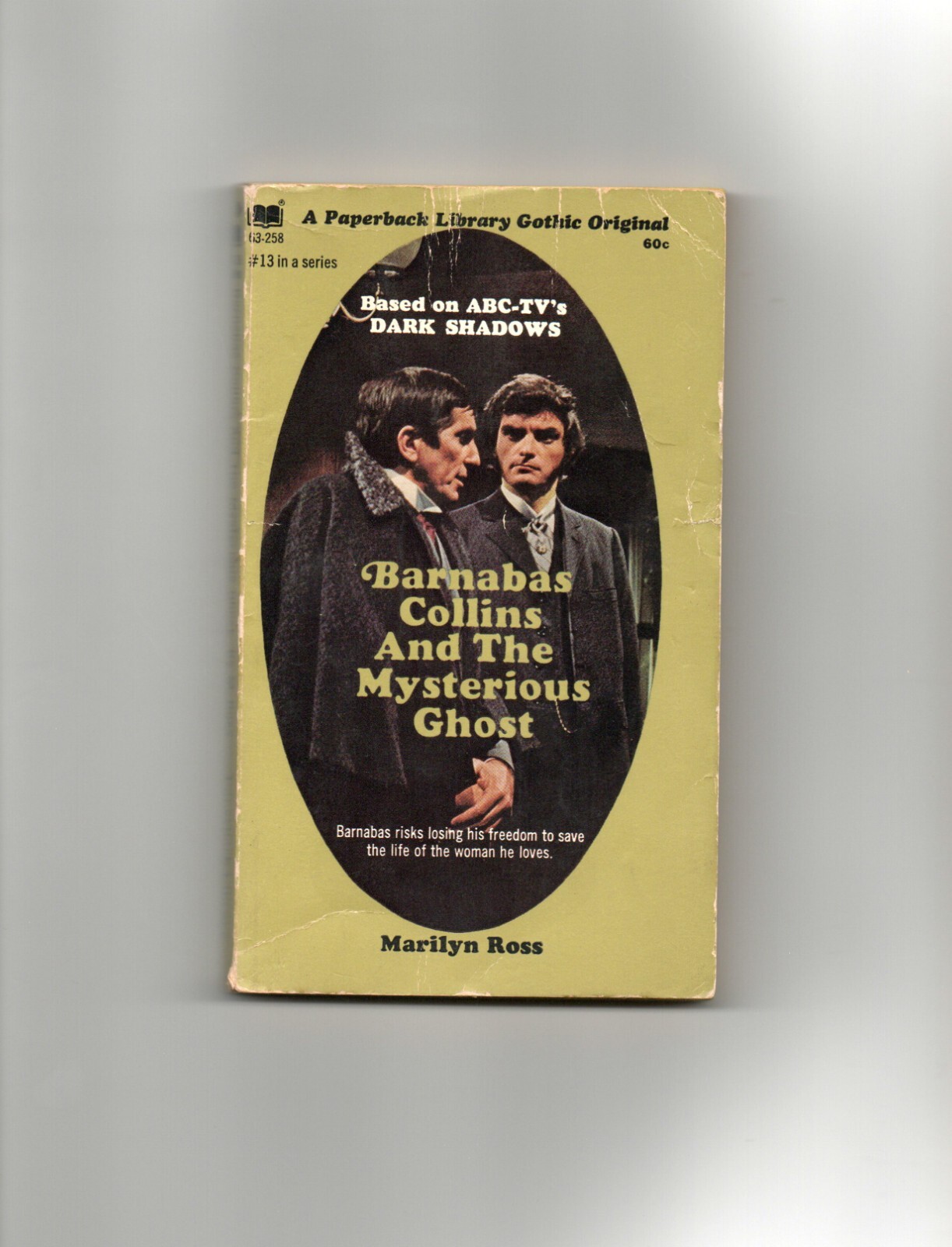 ORIGINAL DARK SHADOWS Paperback Book #13 BARNABAS COLLINS & THE MYSTERIOUS GHOST