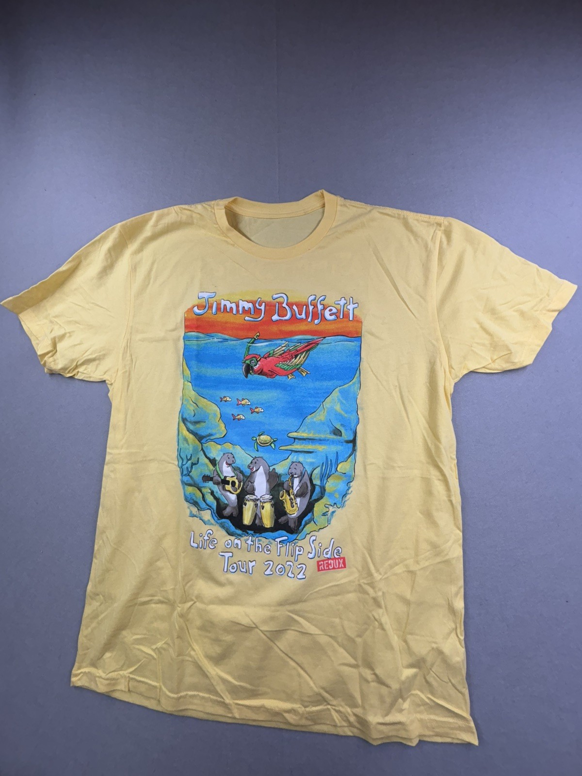 Jimmy Buffet Life On The Flip Side 2022 Tour Manatee Musicians Shirt