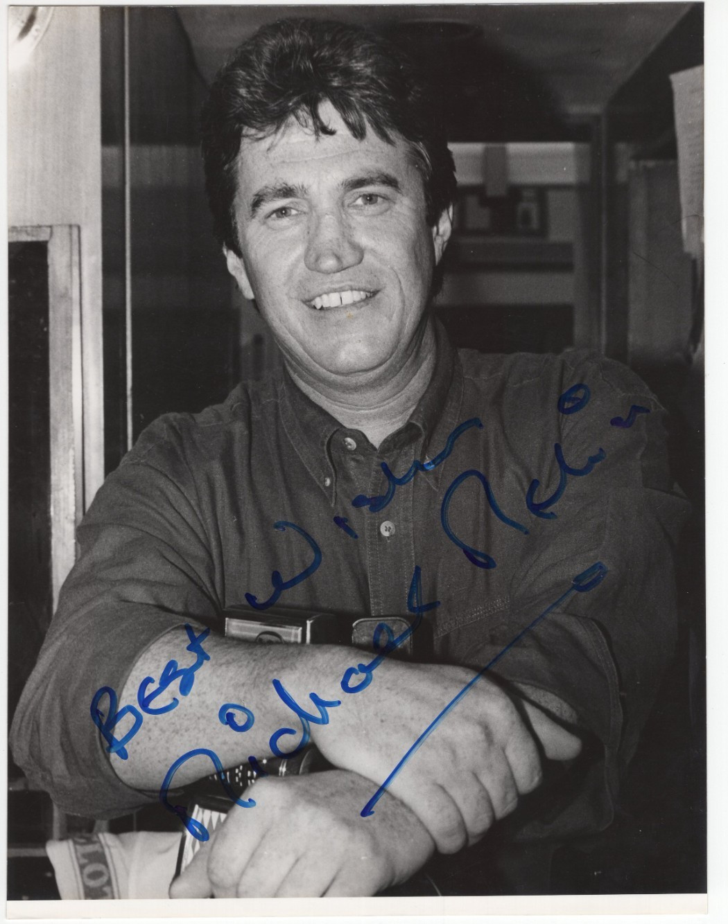 Michael Melia Signed Photo / Autograph British TV Actor Dr. Who, Blake’s 7