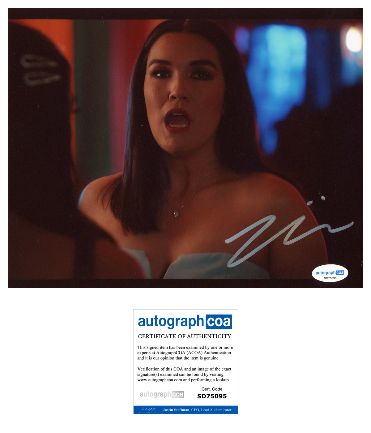 Zoe Chao ‘Senior Year’ Signed Autographed 8×10 Photo ‘Tiffany’ ACOA