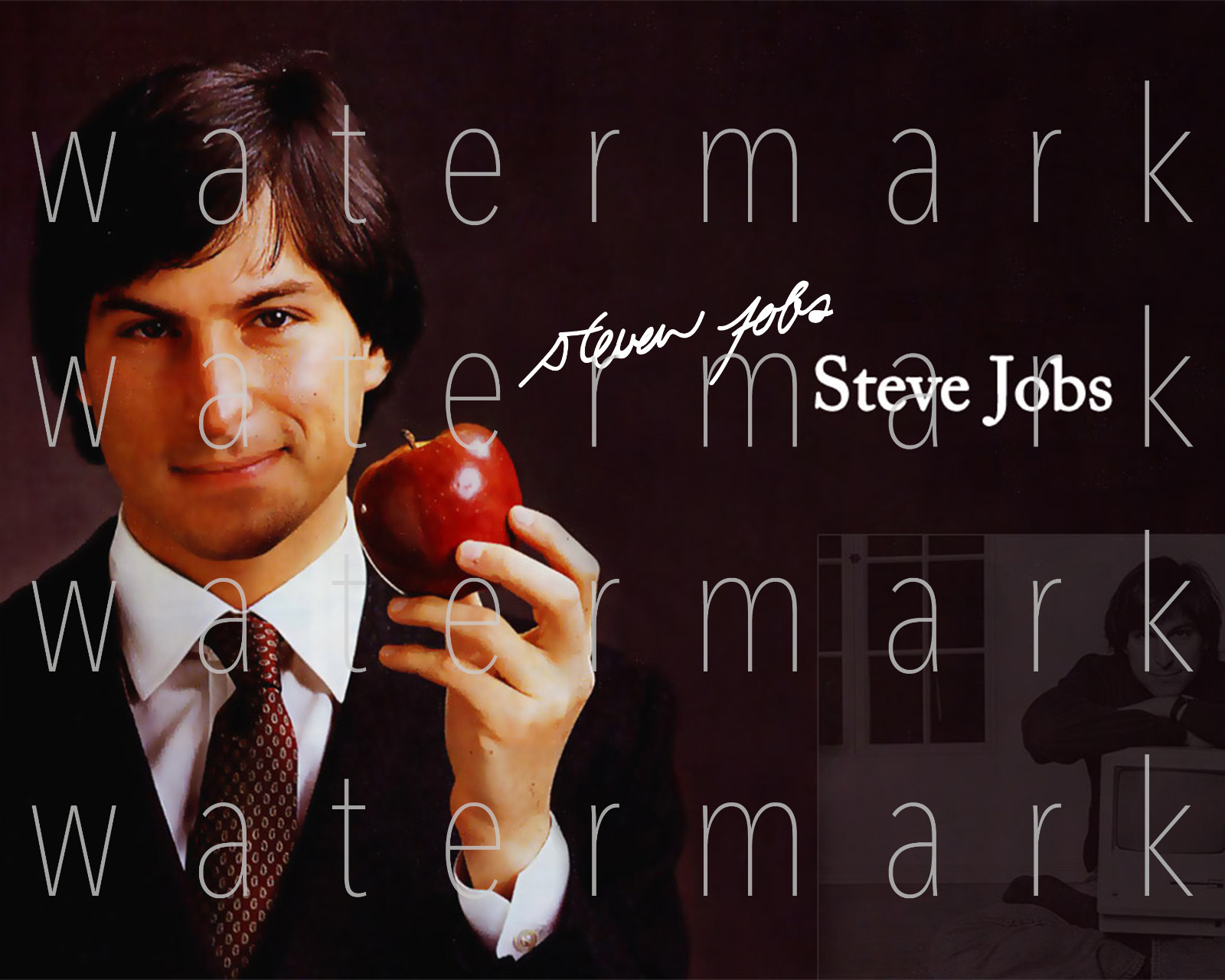 Steve Jobs Apple Macintosh signed 8X10 print photo picture poster autograph RP