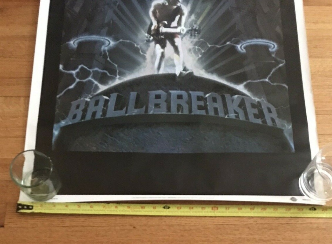 1995 AC/DC BallBreaker Promo Poster 25″ X 35″