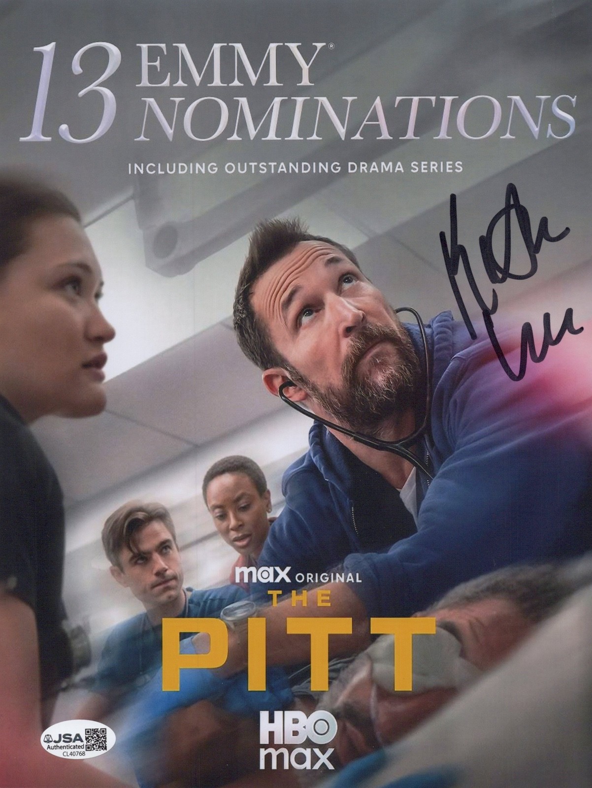 KATHERINE LANASA Authentic Hand Signed “THE PITT” 8×10 Photo JSA COA