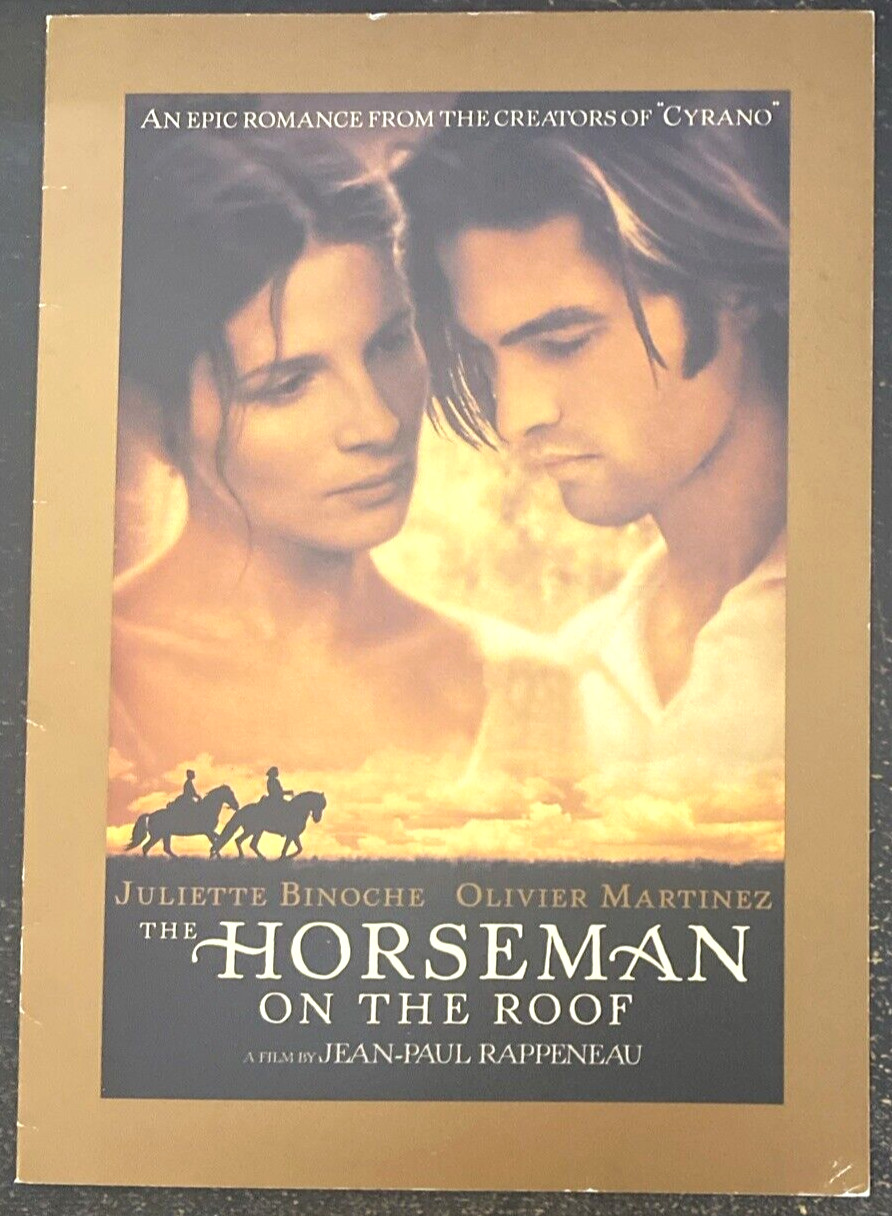 Juliette Binoche The Horseman on the Roof Movie Premier Screening Invitation