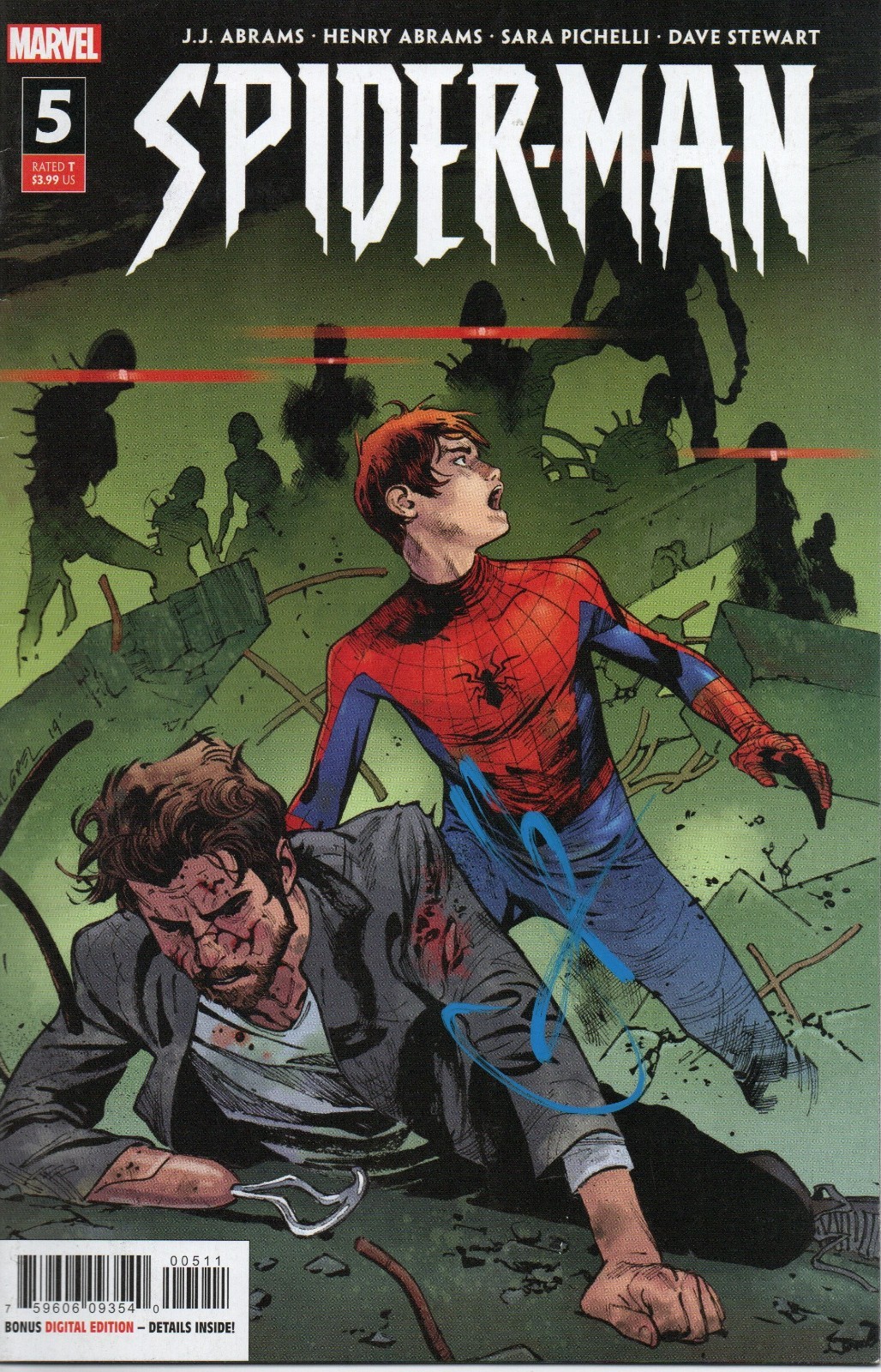 J.J. Abrams Signed Spider-Man Marvel Comics Volume 5 Comic Book SWAU