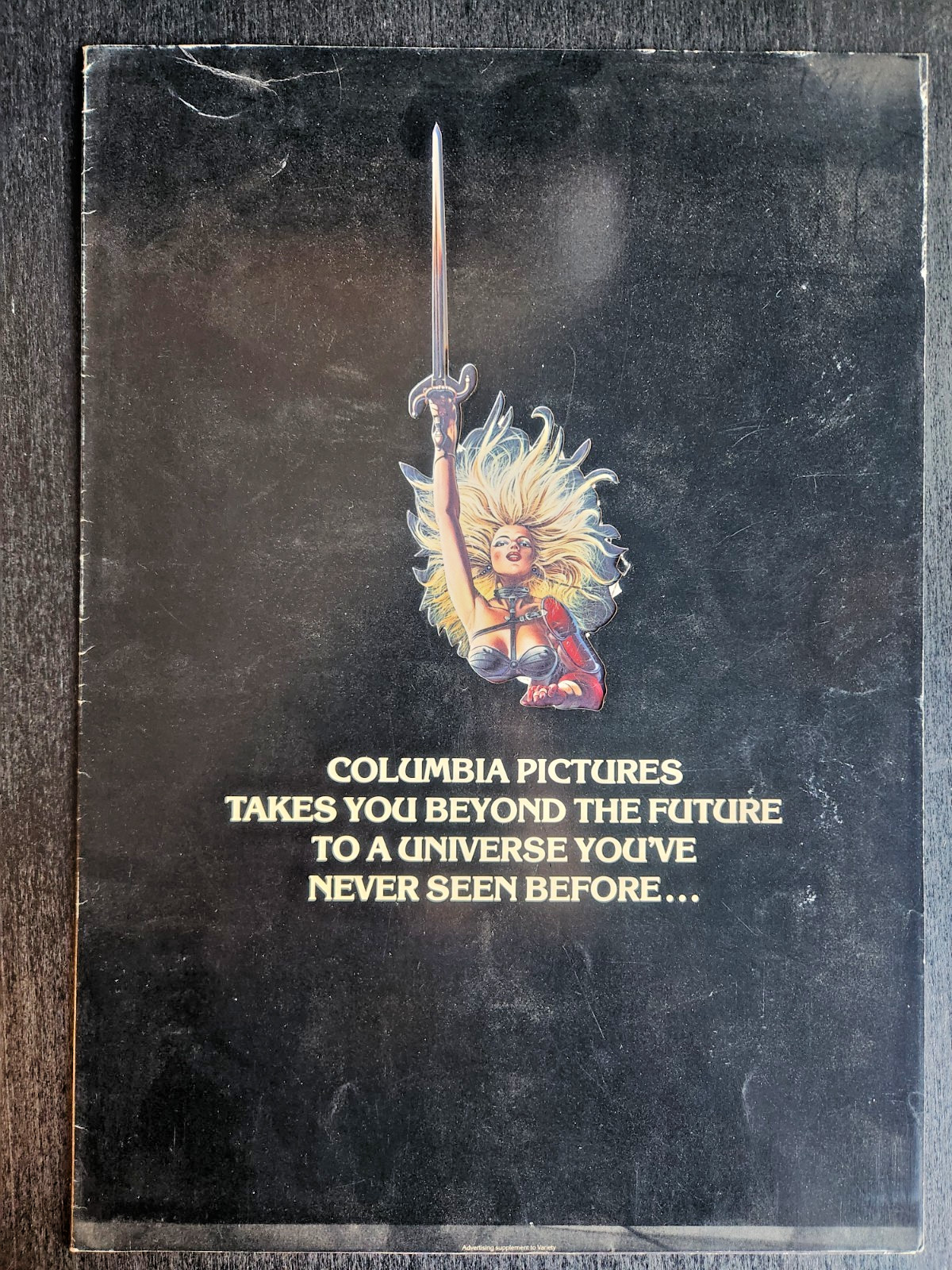 HEAVY METAL PROMOTIONAL MOVIE POSTER DIE-CUT 1981 COLUMBIA PICTURES 15 X 10