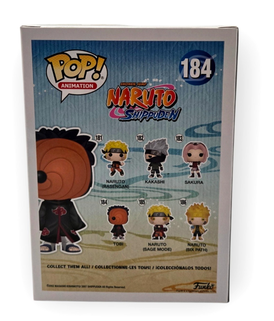 Tobi Naruto Signed Funko Pop Autograph Neil Kaplan 184 Anime JSA COA 321