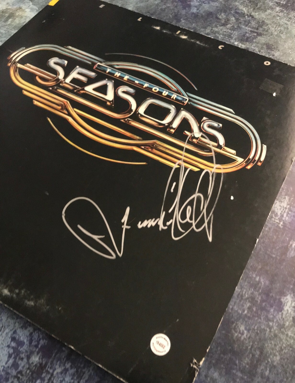 GFA The Four Seasons * FRANKIE VALLI * Signed Record Album PROOF F2 COA