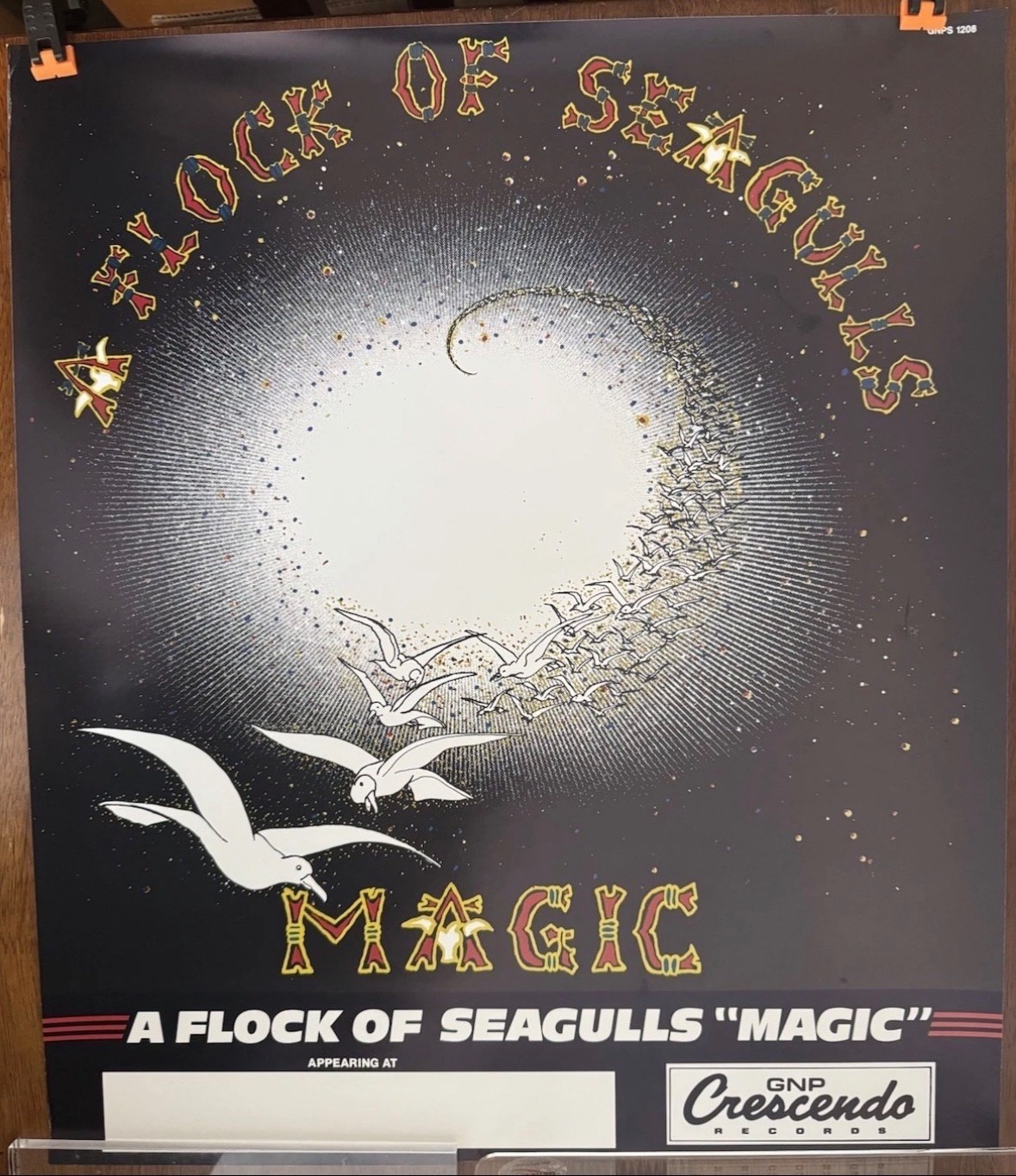 A Flock Of Seagulls – Magic – 1989 Original Tour Poster 18×21