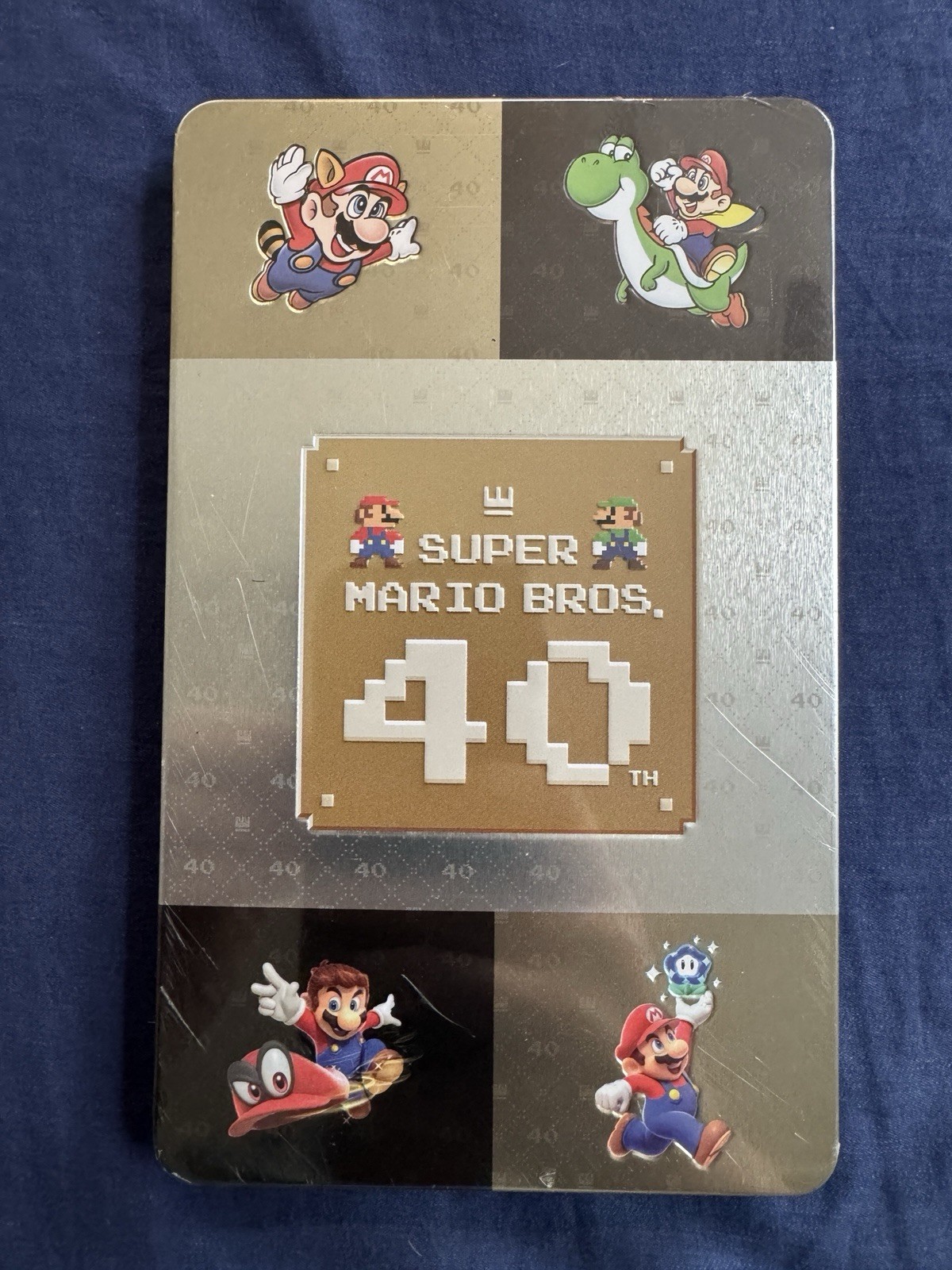 Super Mario Bros 40th Anniversary 24 Game Case Nintendo Switch Steelbook SEALED