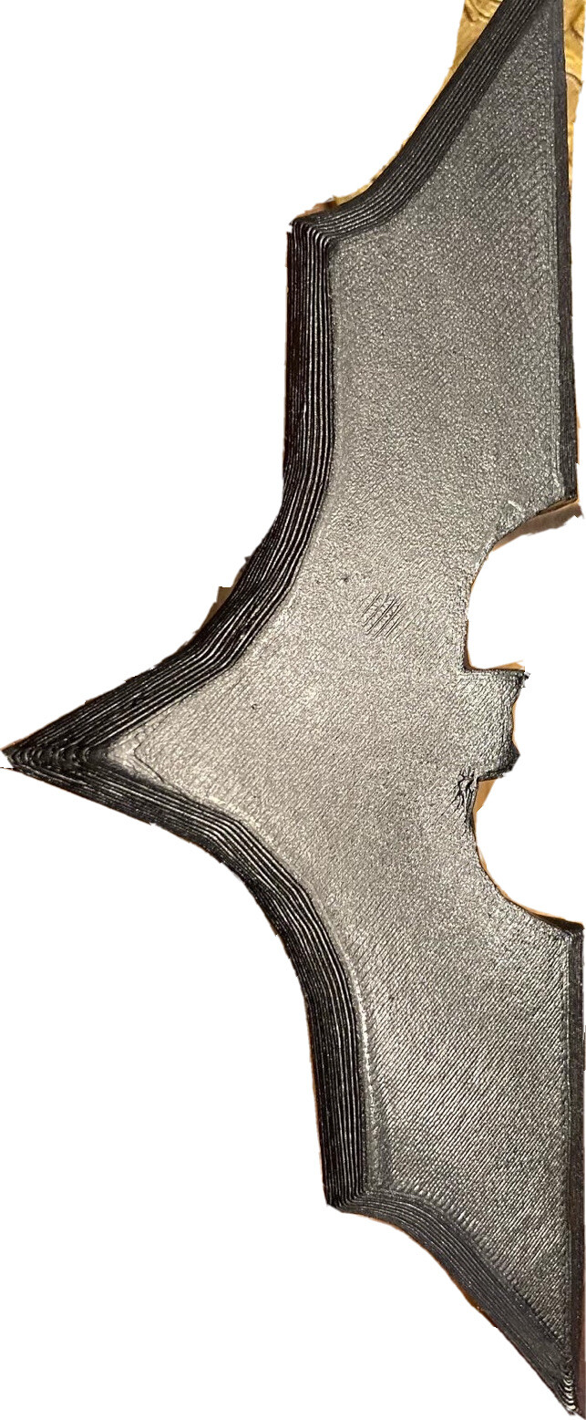 TDK Metallic Batarang | Extra Realistic 3D-printed plastic prop