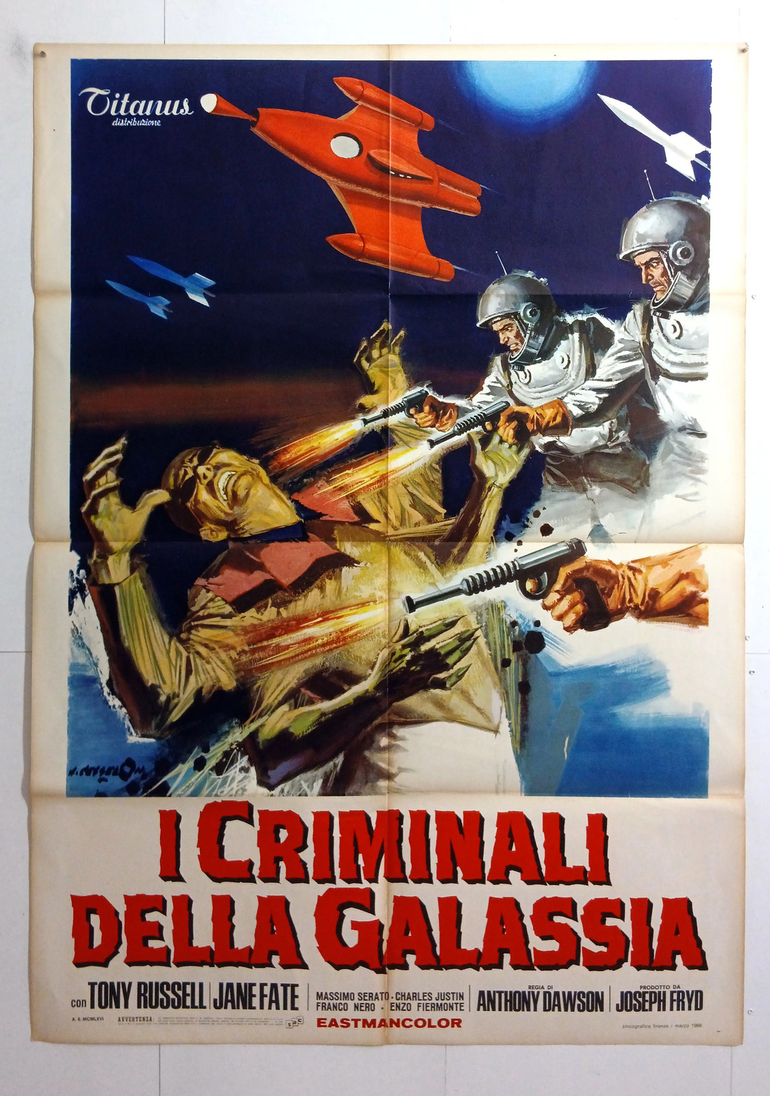 cm.100×140-THE WILD, WILD PLANET-FRANCO NERO-GASTONI-SCI-FI-O9-15