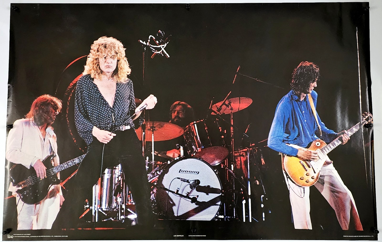 LED ZEPPELIN 1979 POSTER PLANT PAGE PACE Poster RARE Vintage 24X37 EDINBURGH