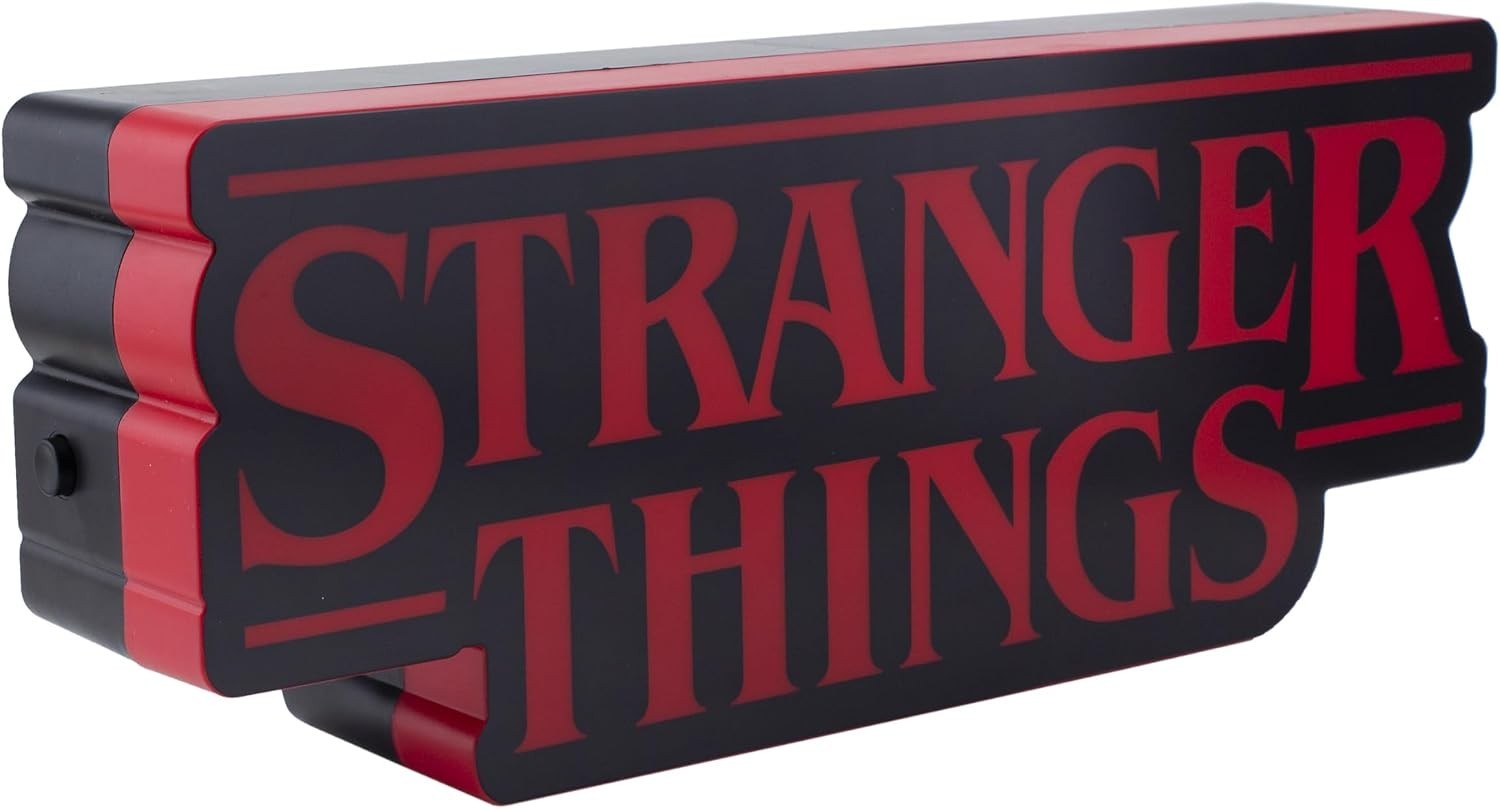 Official Stranger Things Shaped Lamp – 11.8″ LED Light with Phase & Pulse Modes