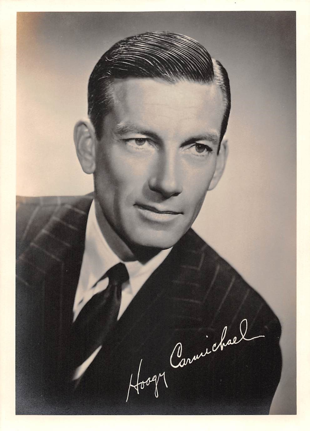 Hoagy Carmichael 5×7 facsimile Autographed Vintage Photograph