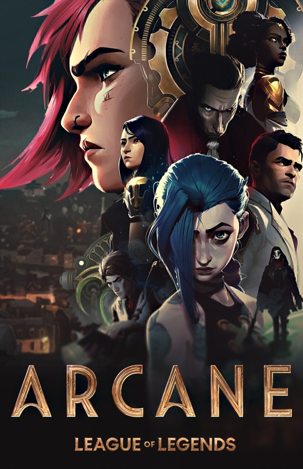 ARCANE LEAGUE OF LEGENDS Poster Print Japanese Anime Wall Art #2