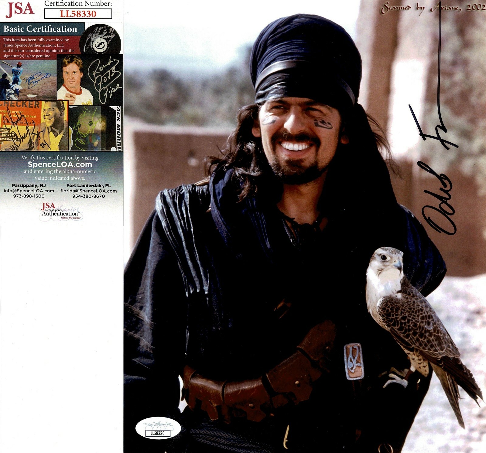 ODED FEHR as ARDETH BAY SIGNED 8X10 PHOTO #2 “THE MUMMY, COVERT AFFAIR” JSA COA