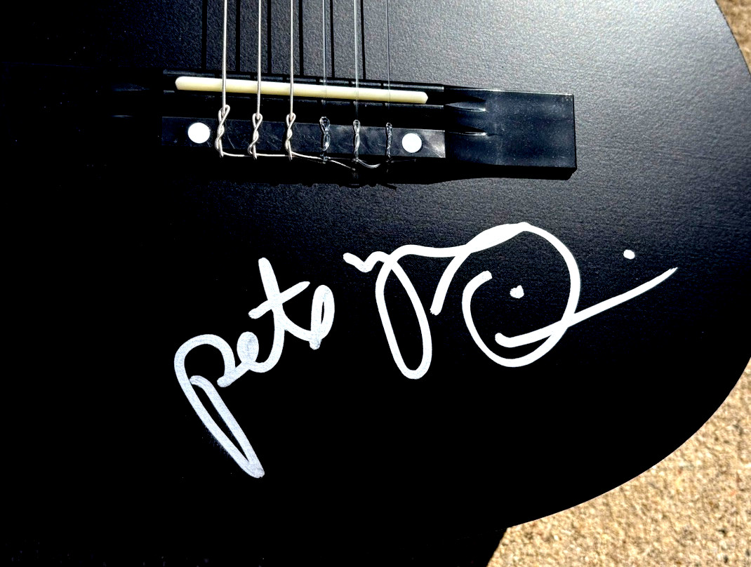 PETE YORN SIGNED Acoustic Guitar JSA LETTER AUTHENTICITY