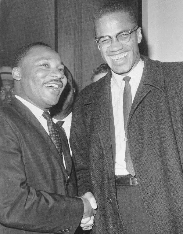 Martin Luther King Jr Malcolm Posing 4×6 Picture Celebrity Print