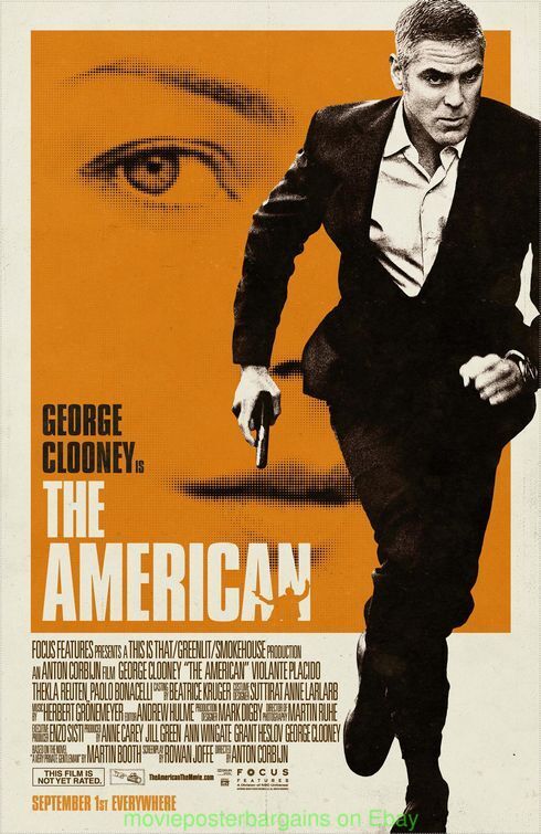 6 GEORGE CLOONEY MOVIE POSTERS THE AMERICAN + OCEANS 11 + THREE KINGS + 3 MORE !
