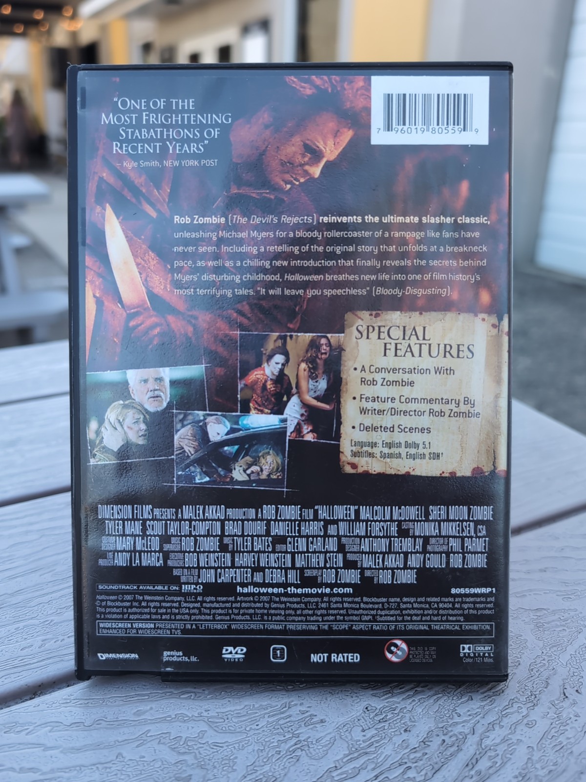 Halloween – Blockbuster DVD CASE ONLY / Rob Zombie / NO DISC