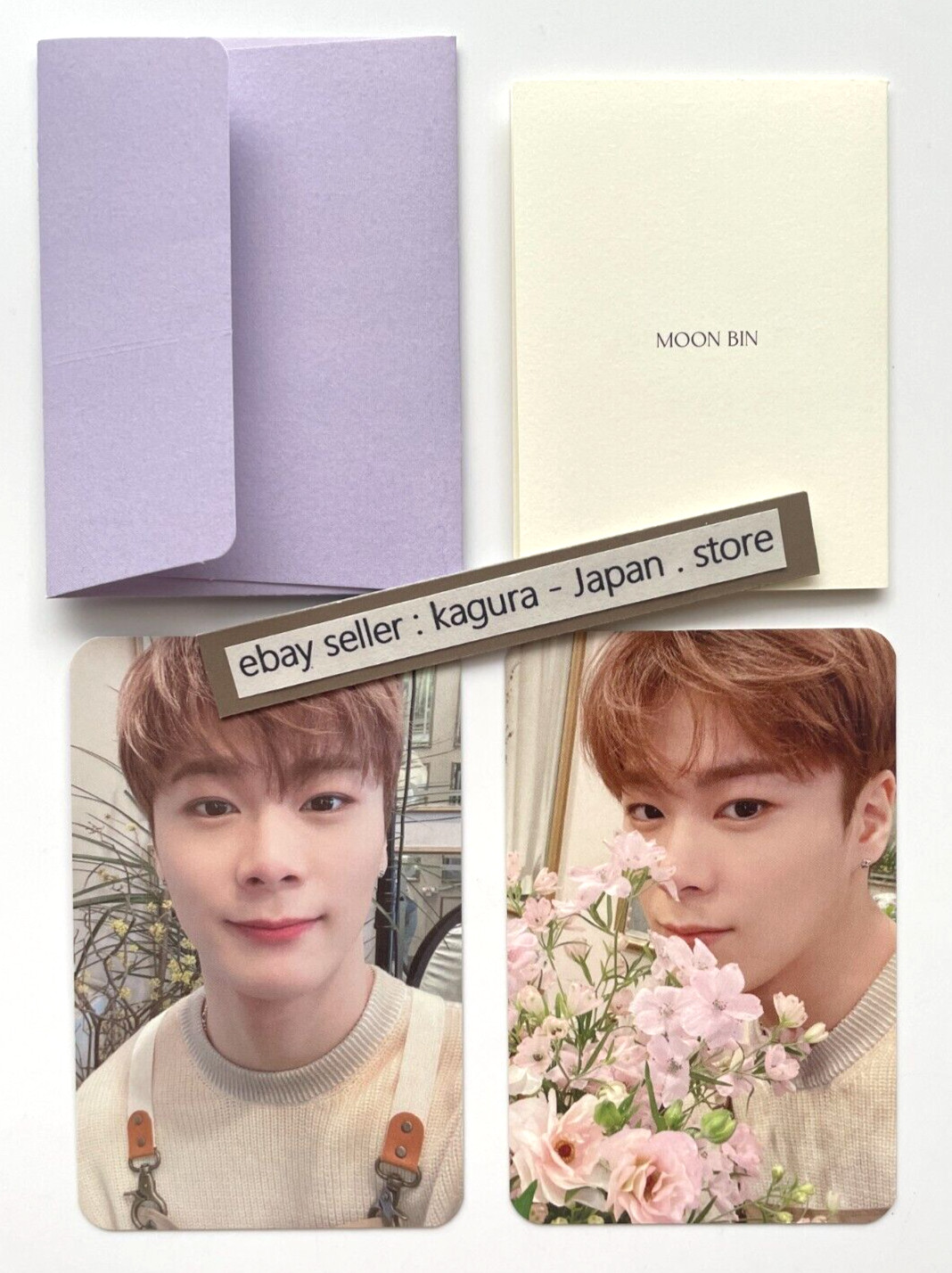 ASTRO MOONBIN MOON BIN ONE&ONLY Album CD Photocards Message Card Full Set