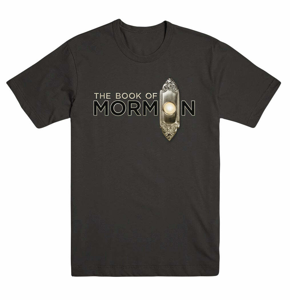 the BOOK OF MORMON !! Hello Tour t-shirt TEE BROADWAY MUSICAL OFFICIAL MERCHANDI