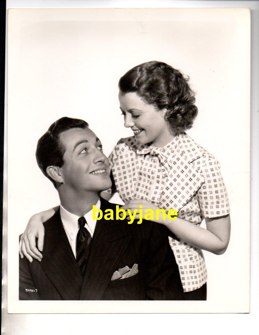 ROBERT TAYLOR JANET GAYNOR ORIG 8X10 PHOTO BY CLARENCE BULL 1936 SMALL TOWN GIRL