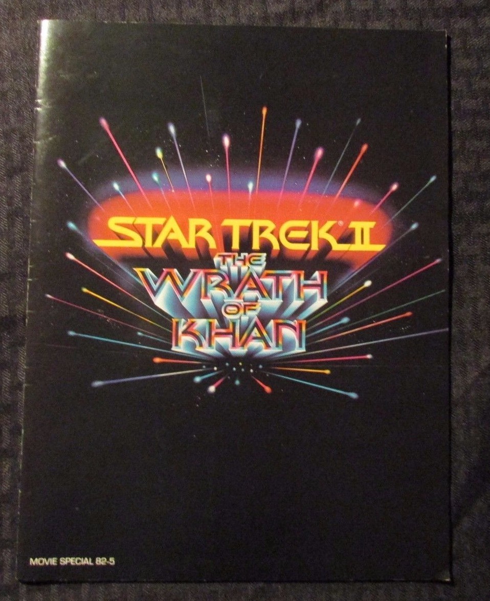 1982 STAR TREK II 2 The Wrath Of Khan Souvenir Program FN/FVF 20pgs Photos/Cast