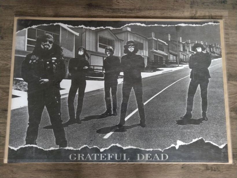 Vintage Grateful Dead Poster RARE 24″ x 35″ New Old Stock