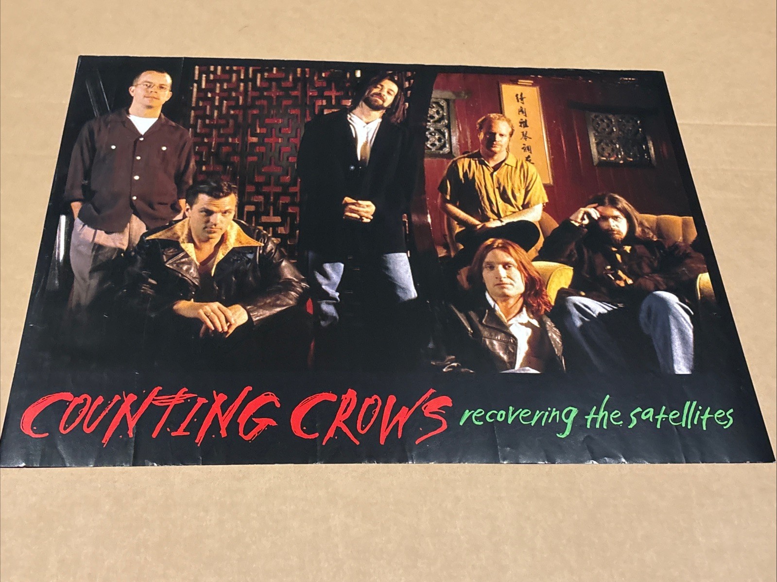 Counting Crows Recovering the Satellites Promo 2-Sided 1996 Poster 24×18