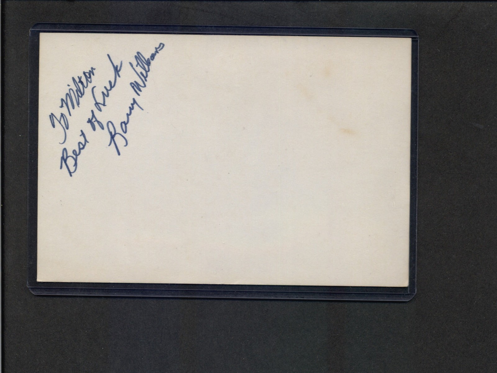 Barry Williams – Signed Autograph Index Card & Photo – The Brady Bunch