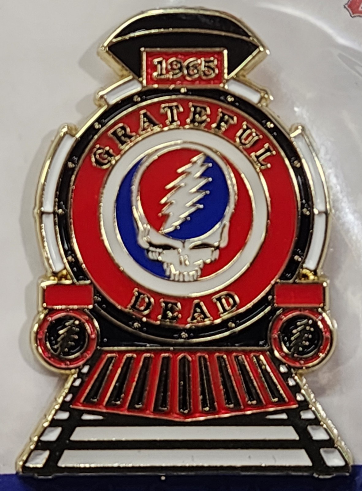 Grateful Dead Enamel Lapel Pin LAP-0180 Train Badge