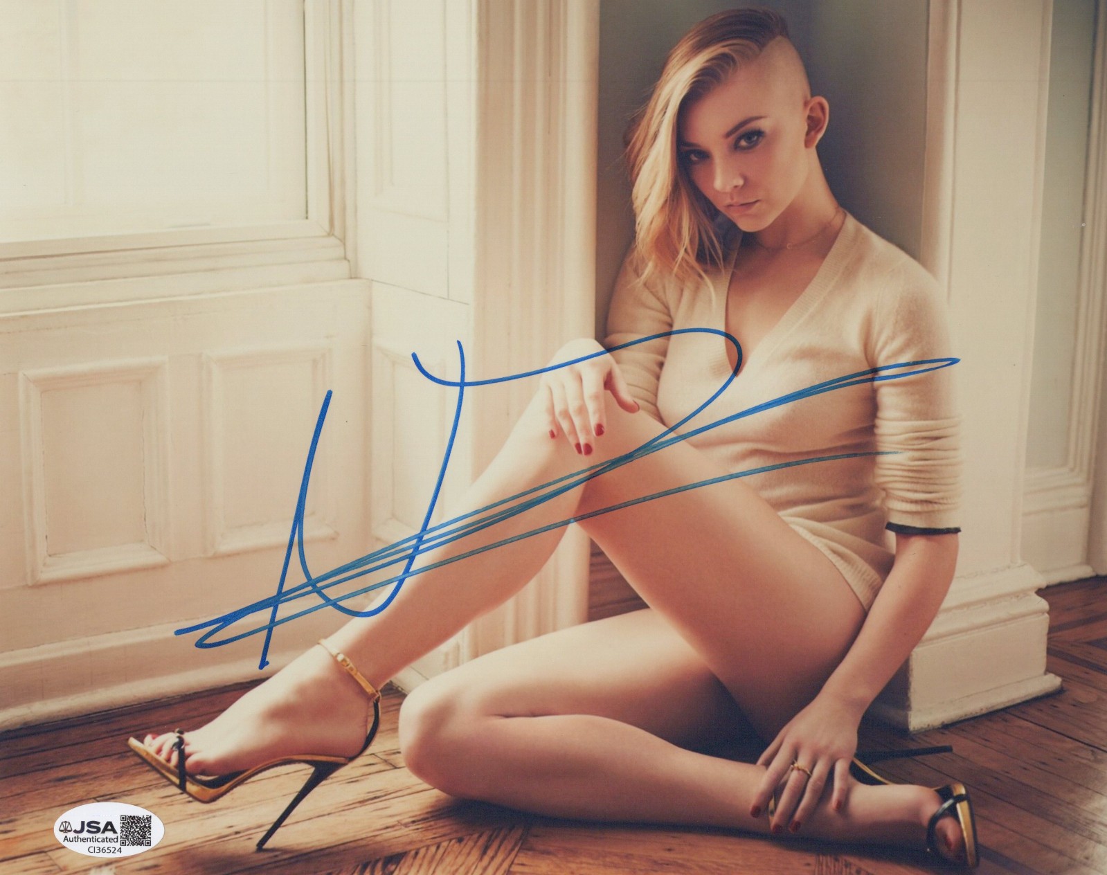 Natalie Dormer signed 8×10 photo JSA