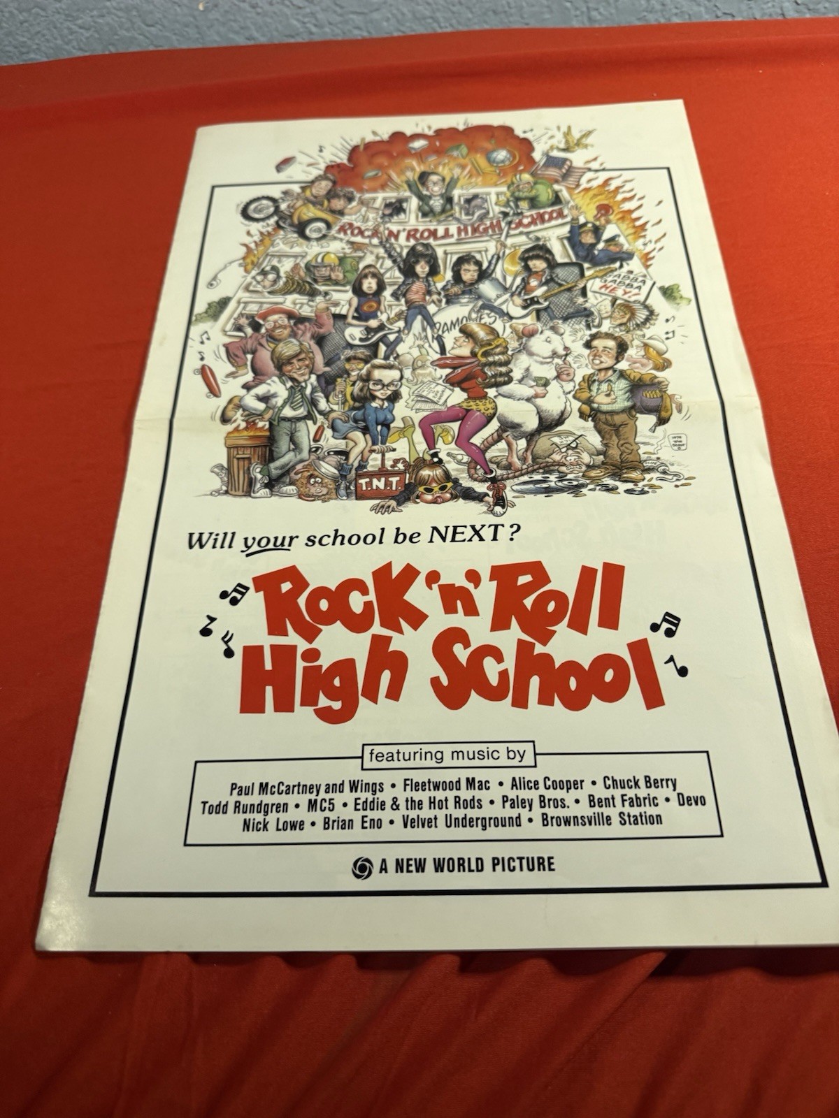 Rock ‘n’ Roll High School 1979 Press book