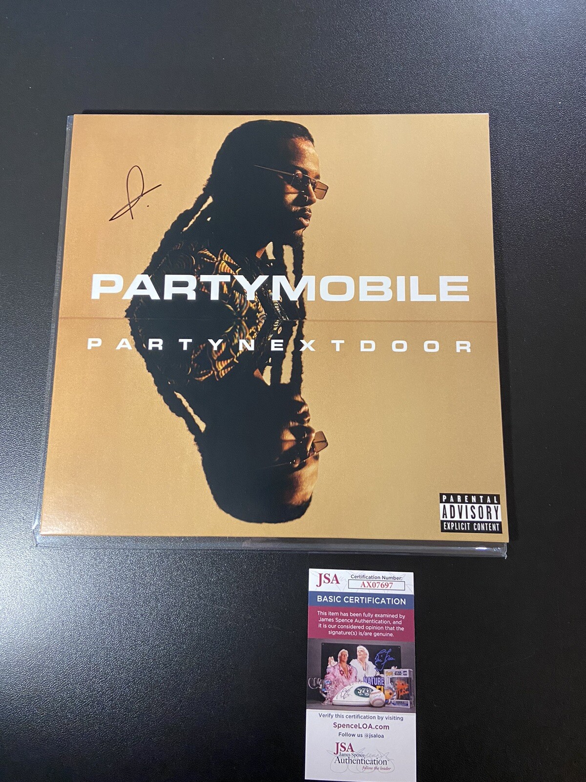 PARTYNEXTDOOR signed vinyl PARTYMOBILE Album Autograph Music Rap Rare JSA COA