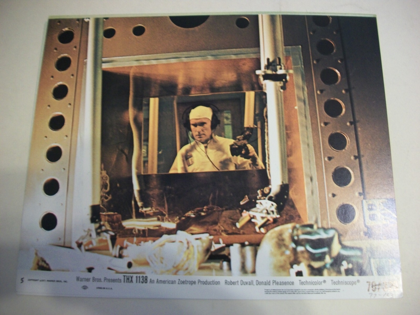THX 1138 8 x 10 lobby card set 1970