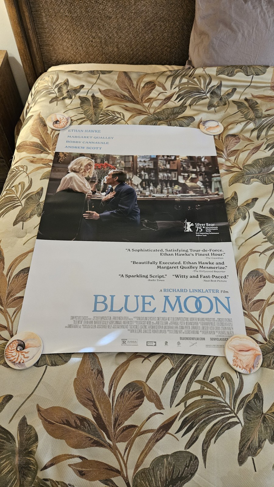 Blue Moon – original movie poster 27×39 – 2025 LIMITED Award Winner