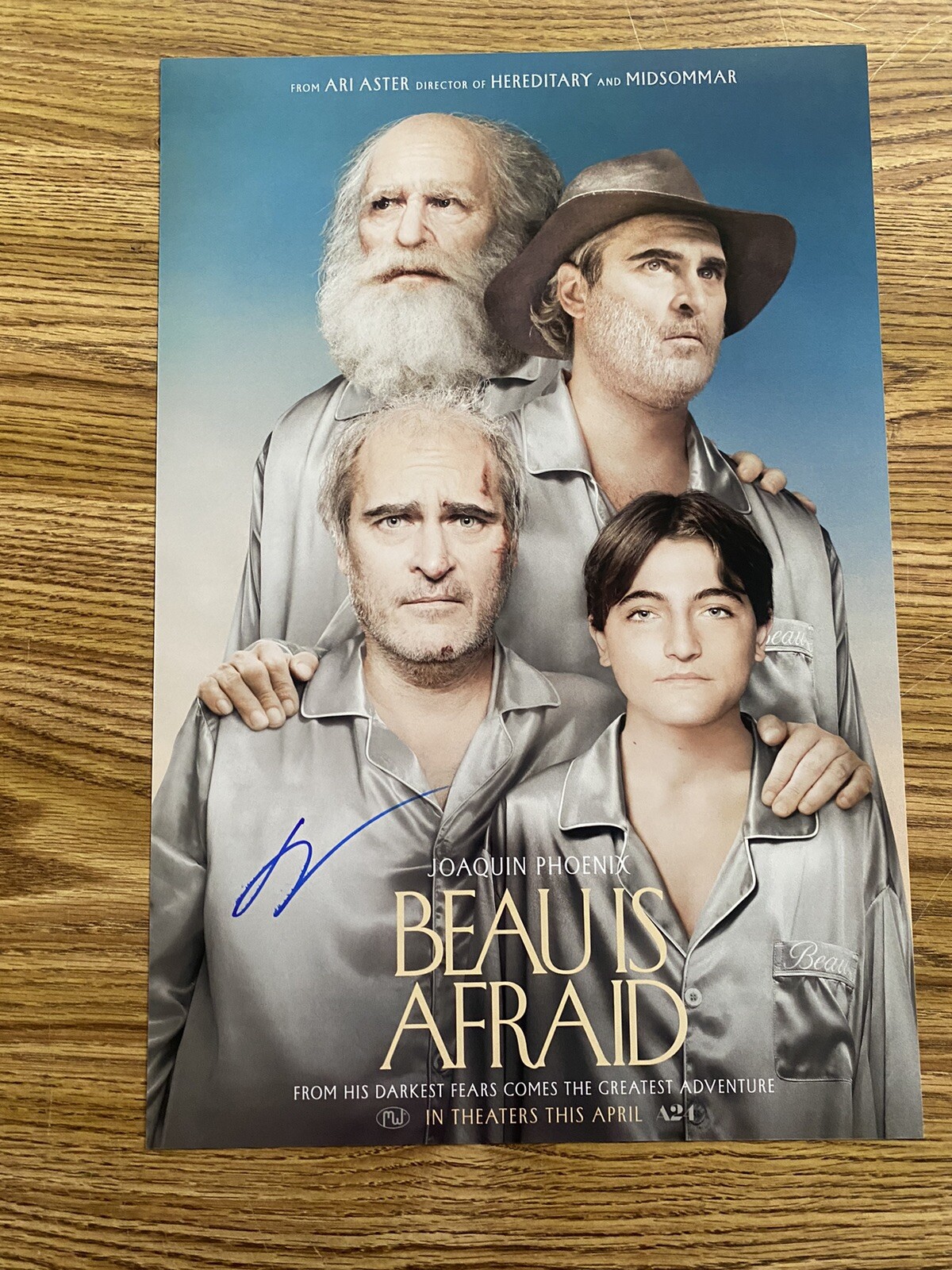 Ari Aster Autographed 12×18 Photo Director Beau Is Afraid PROOF