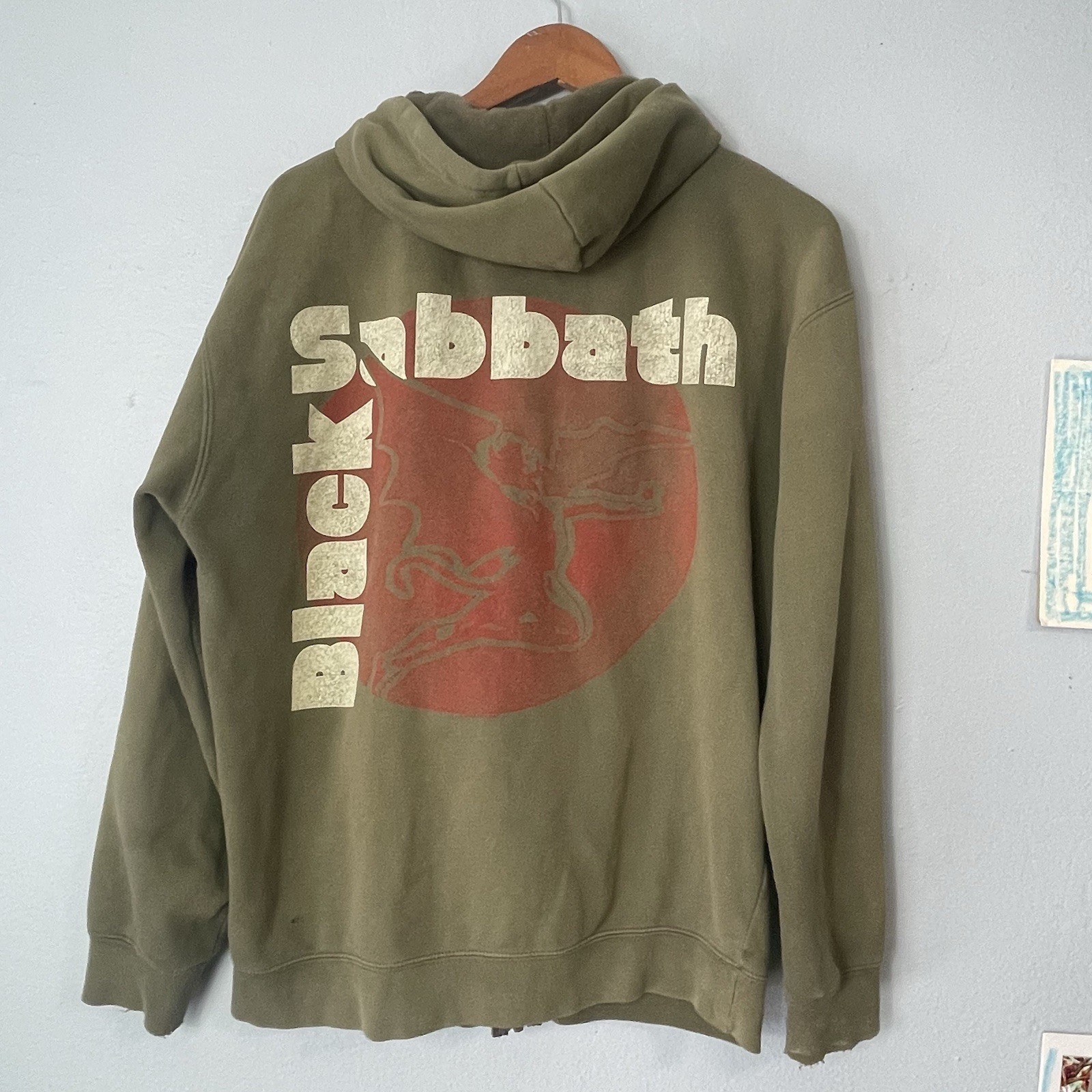 BLACK SABBATH HOODIE THE END TOUR 2016/2017 OFFICIAL Mens Large