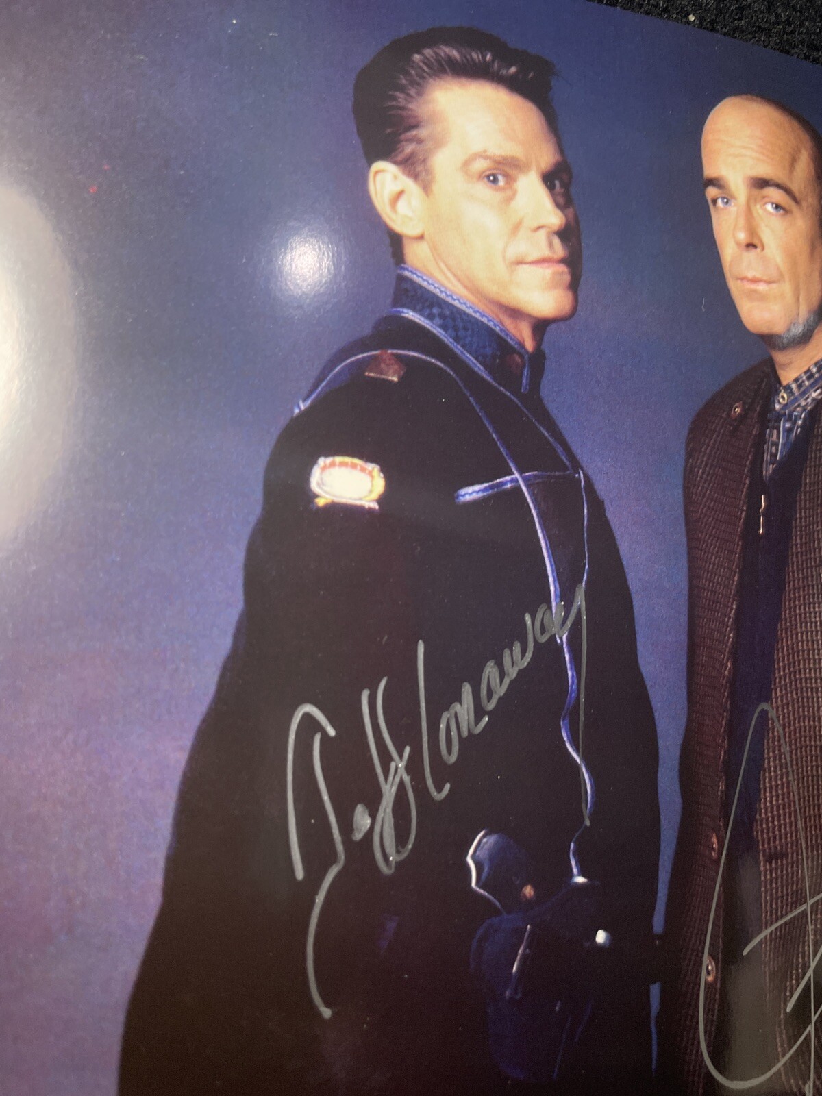 ‼️ JEFF CONAWAY & JERRY DOYLE- Babylon 5 Dual Signed GENUINE SIGNED AUTOGRAPHS