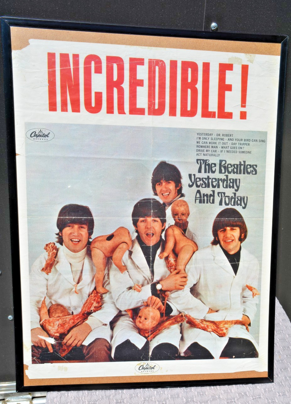 Original Beatles Vintage 1966 ‘ Yesterday And Today ‘ 18×22 Butcher Cover Poster