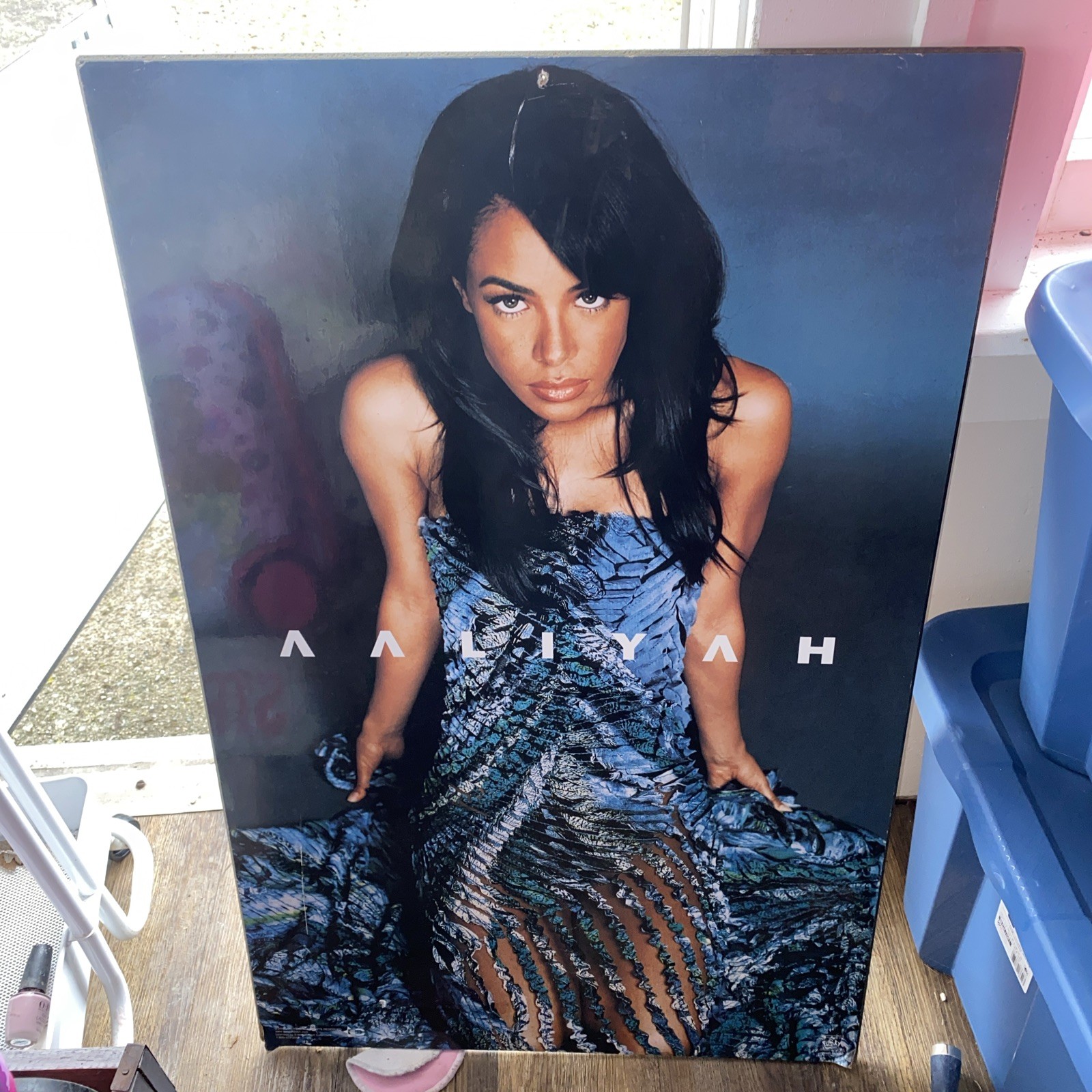 BEAUTIFUL ORIGINAL 2002 AALIYAH POSTER EX RARE