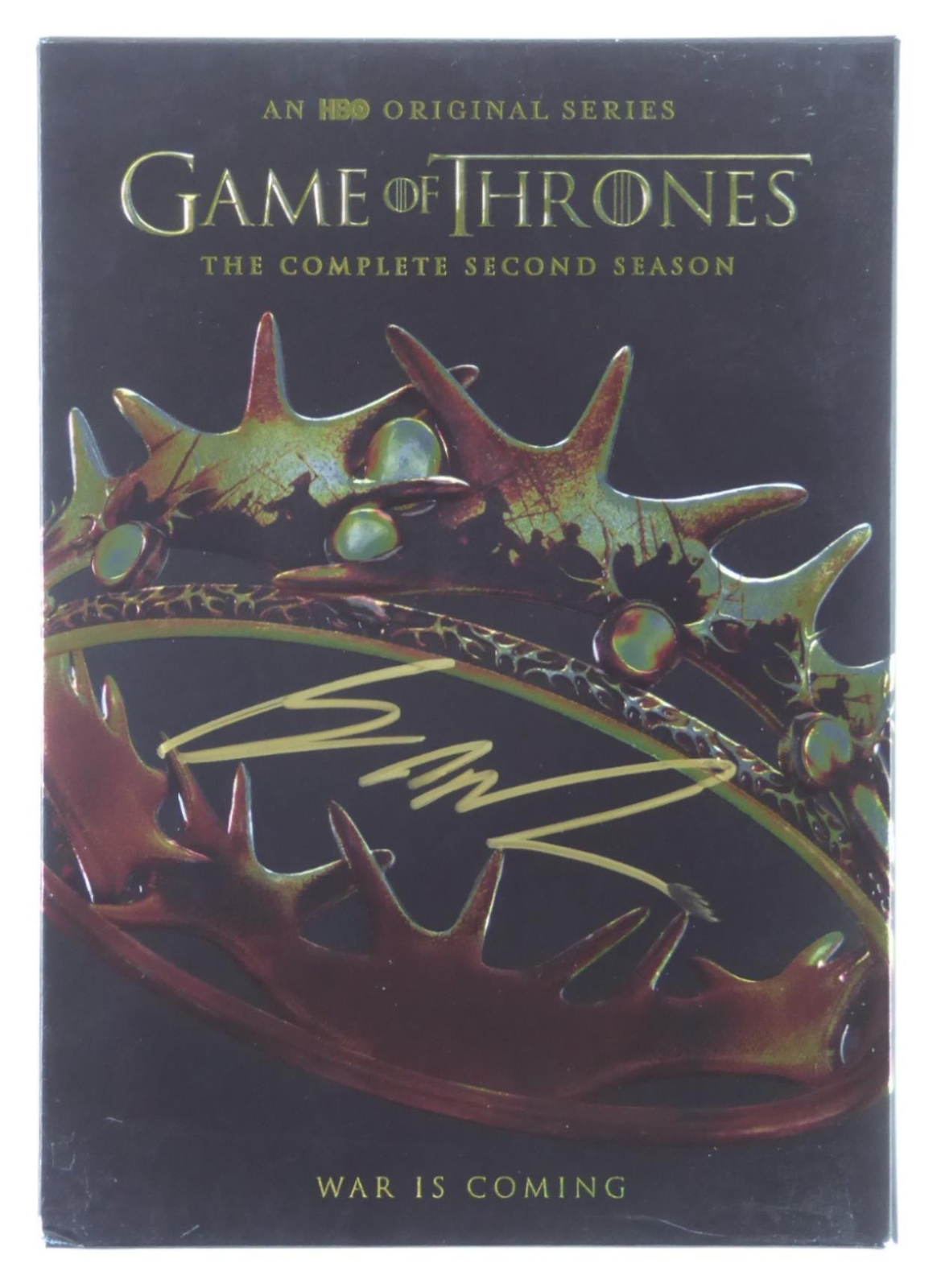 George R.R. Martin Signed Games of Thrones The Complete 2nd Season DVD Cover