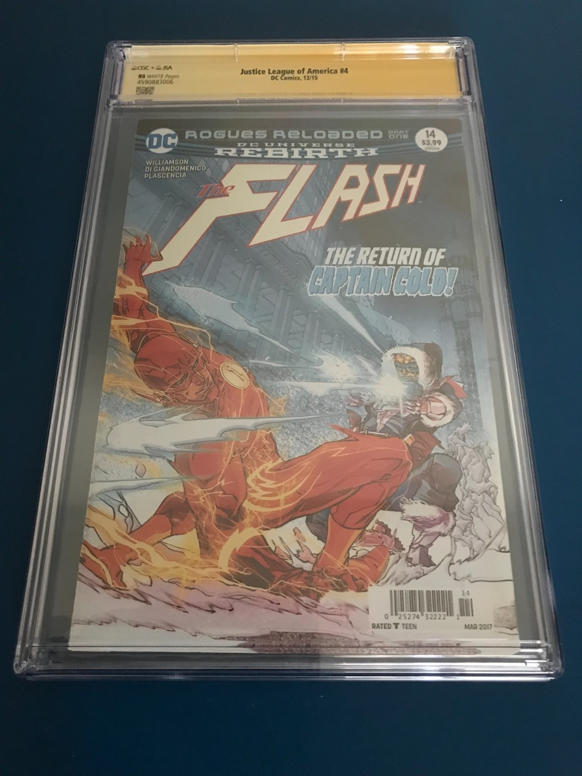 The Flash TV Show Movie Prop Comic Book Signed Grant Gustin CGC x JSA 4590883006